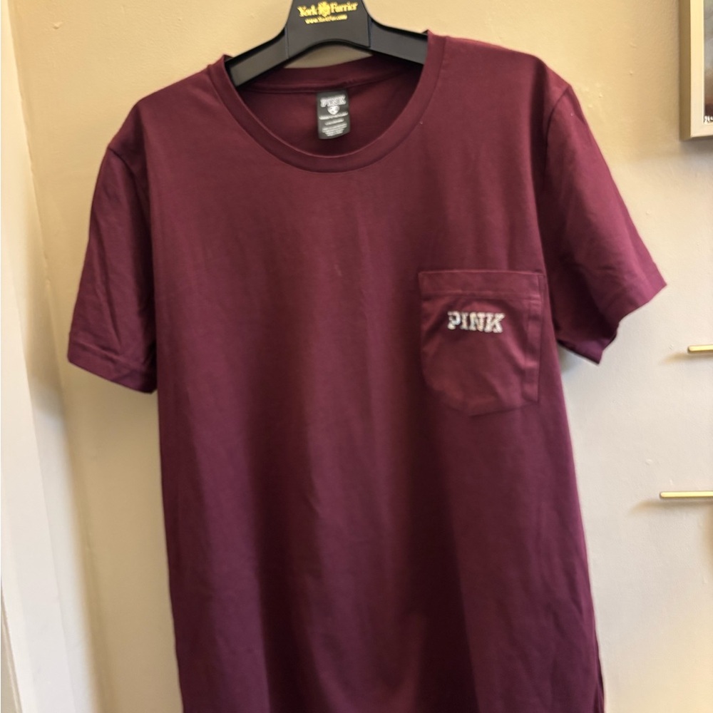 PINK Victoria's Secret Purple Short Sleeve Tee